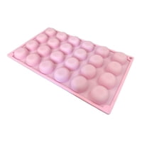 Genérico - Molde De Silicona Molde De Chocolate Molde Media Esfera 24