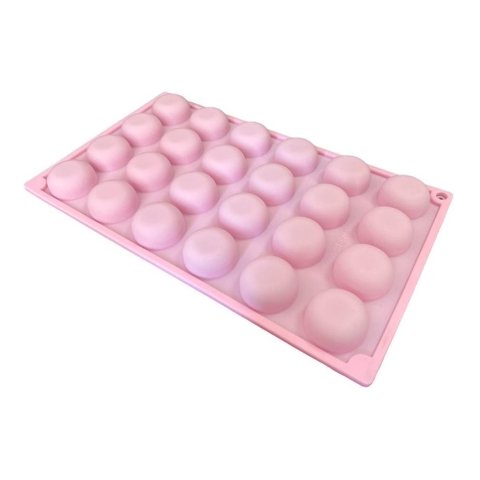 Genérico - Molde De Silicona Molde De Chocolate Molde Media Esfera 24