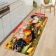 thumbnail image 1 of 1pc Colorful Chicken and Flower Floor Mat - Non-Slip Indoor Carpet for Home, Bathroom, Bedroom, and Living Room Decor, 1 of 5