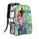 thumbnail image 1 of Chainsaw ManMochila transparente temática, resistente y duradera, bolsa see-through para trabajo, deporte, universidad y viaje, 31 × 43 cm, 1 of 6