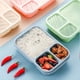 thumbnail image 5 of Microwaveable Leakproof Separate Bento Box Lunch Box, Food Container Storage Box Outdoor Fishing Camping Home Kitchen Accessories, 5 of 5