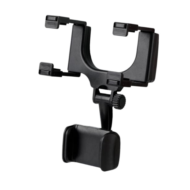 Soporte para teléfono con espejo retrovisor, soporte automático para teléfono, soporte retráctil para espejo retrovisor para teléfonos inteligentes de