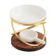 thumbnail image 5 of Portavelas Tealight Gabinete Salón Ornamento SPA Quemador De Aceite Esencial Oro, 5 of 5