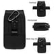 thumbnail image 3 of Funda de nailon con clip para cinturón para teléfono móvil y trabilla para Samsung Galaxy A14, A13, A22 5G, A23, A03S, A32 5G, S23 Ultra, S22 Ultra, Negroview A55, A95, Moto G Power 2022, Nod N200, 3 of 5