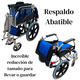 thumbnail image 4 of Silla de Ruedas Aluminio Ultra Liviano Aro 16-Azul, 4 of 8