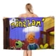 thumbnail image 1 of Nanalan Toalla de playa de secado rápido con diseño temático, regalo para mujeres y niñas, ideal para cumpleaños, fans, amantes de la música, uso en la playa o al aire libre, 78 × 160 cm, 1 of 6