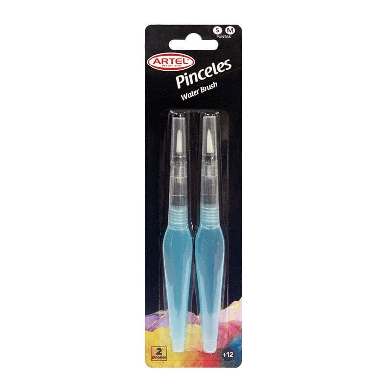 2 Pinceles Water Brush (s-m) Artel