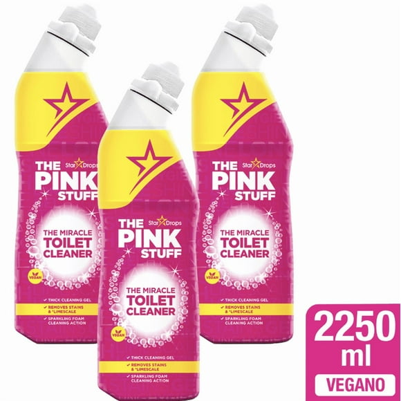Pack x 3 Limpiador Inodoro Antisarro The Pink Stuff 750 ml
