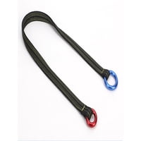 Xusx111 - Árbol Arborista Fricción Ahorrador Árbol Escalada Ahorrador Loop Cinturón Sling Recuperable Ancla 35,4 Pulgadas (Rojo Y Azul 90Cm)