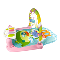 Gimnasio Para Bebe Belug3 En 1 Musical Con Piano Color Rosado