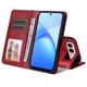 thumbnail image 5 of Funda Billetera para Infinix Smart 10 Plus con Porta Tarjetas y Soporte Ajustable Rojo, 5 of 6
