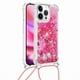 thumbnail image 2 of Funda FOXDOCK para iPhone 16 Pro Max con Cuerda Ajustable, Brillo Líquido, Protección Antigolpes y Lente – Ideal para Regalo, 2 of 6