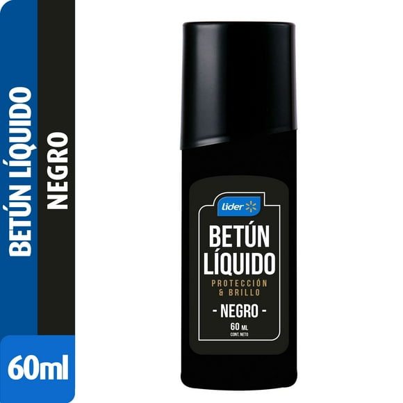 Betún para Calzado Líquido Negro, 60 ml