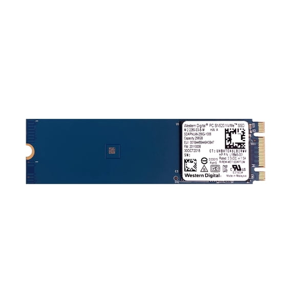 SSD ist computers SN520 256 GB NVMe M.2 2280