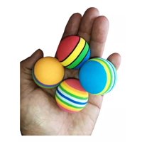 Defensor - Set De 4 Pelotas De Espojas Coloridas Para Gatos, Mascotas