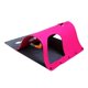thumbnail image 1 of Túnel De Fieltro Para Gatos Con Ratón Colgante, Alfombrilla De Juego Plegable Para Gatito, Rosa Roja, 1 of 5