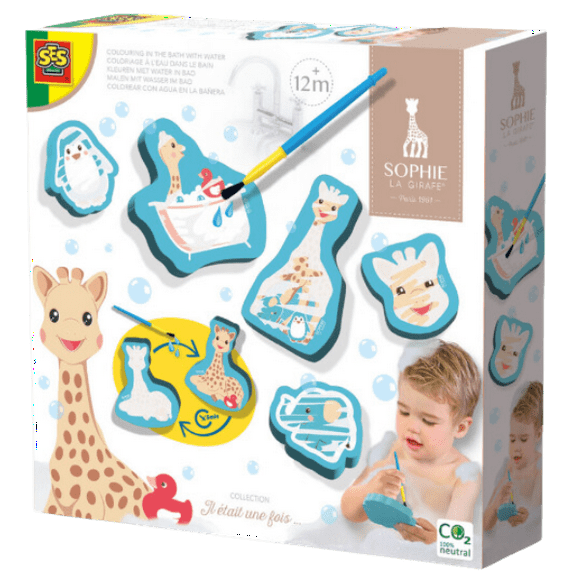 Sophie La Girafe Colorear Con Agua En La Bañera