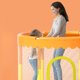 thumbnail image 2 of Mini Trampolin Cama Elastica Pequeña Para Niños 150 cms, 2 of 6