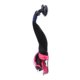thumbnail image 5 of Casco Trenzas Cola De Caballo Casco De La Motocicleta Peluca Rizada Negro + Rosa, 5 of 5