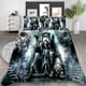 thumbnail image 1 of Halloween Style Black Forest Skull Tree Quilt Duvet Cover Set Children Kids3-Piece Bedding Set, 1 of 4