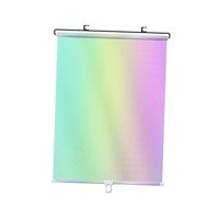 Magideal - Parasol Enrollable, Cortina Ciega, Persianas Enrollables Universales, Ventosa, Cortina Parasol Para Coche, Baño, Restaurante, Ventana Del Sótano 45X125Cm Plata