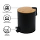 thumbnail image 4 of Basurero 3 L Tapa Bambu Negro, 4 of 6