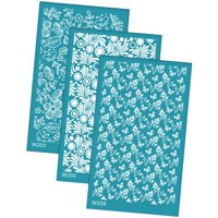 Bothyi - Plantillas De Pantalla De Seda Para Herramientas De Arcilla Polimérica Para Decoración De Pendientes Para El Hogar Diy