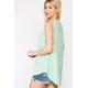 thumbnail image 2 of Blusa Tipo Túnica sin Mangas con Ribete de Encaje y Dobladillo Redondo, 2 of 5
