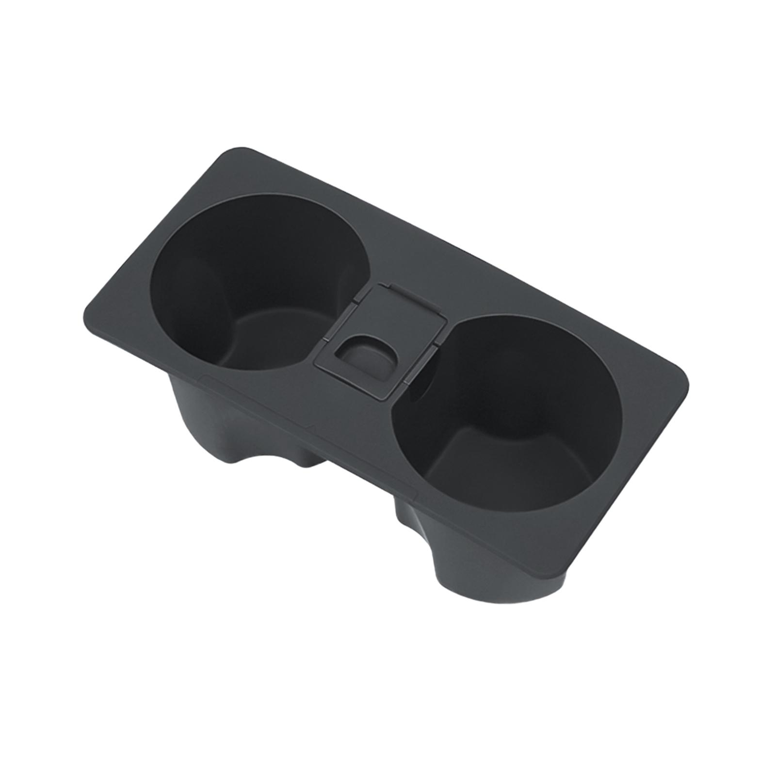 Magideal - Compartimento Central Para Coche, Soporte Para Vaso De Agua, Accesorios Para Coche, Organizador De Botella De Bebida De Repuesto, Silicona Para El Negro