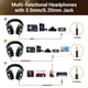 thumbnail image 3 of Auriculares OneOdio Hi-Res Studio Monitor & Mezclador DJ Black, 3 of 8