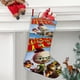 thumbnail image 2 of Chicken Little Tema: Calcetines de Navidad, fino lino blanco para colgar en escaleras y chimenea, decoración navideña para el hogar, regalo de Navidad. 45cm × 32cm, 2 of 5