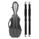 thumbnail image 3 of Estuche rígido para violín, bolsa de transporte portátil para violín, protección con termómetro, caja de violín de tamaño completo para entusiastas, rayas negras, 3 of 5