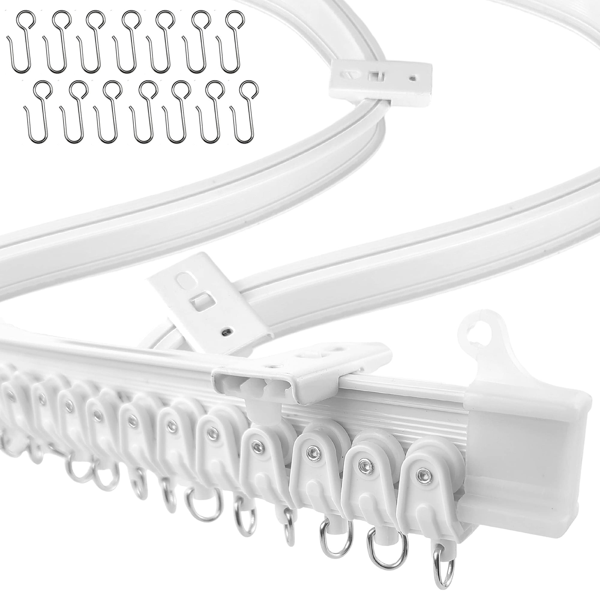 Urbanred - Cortina De Techo Urban Red, Flexible Y Doblable, 5 M, Blanca