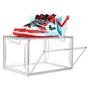 Caja Organizador De Zapatos Zapatera Apilable Cubo Para Calzado Apertura Lateral