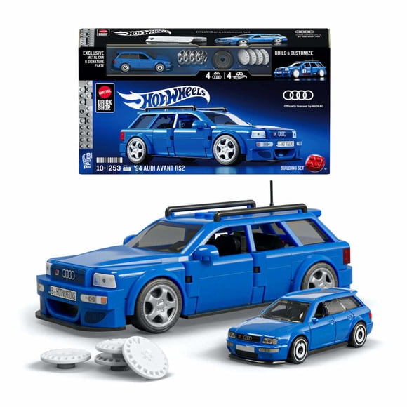 Juguete de Construcción Auto construcción Audi Avant RS2 Mattel 10 años en adelante