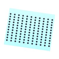 Magideal - Almohadillas De Botones Conductoras, Cinta Conductora De Repuesto Redonda, Reparación De Botones De Control Remoto Para Reparación De Teclado, Teclado 3Mm 121 Uds.