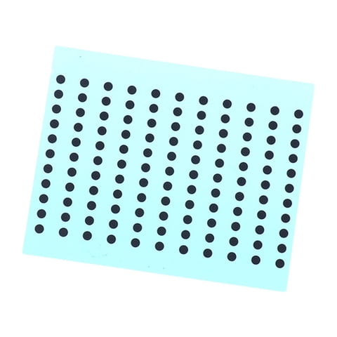 Magideal - Almohadillas De Botones Conductoras, Cinta Conductora De Repuesto Redonda, Reparación De Botones De Control Remoto Para Reparación De Teclado, Teclado 3Mm 121 Uds.