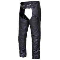 Chap Unik International Piel De Vacuno Unisex Premium Negra, Talla L