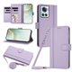 thumbnail image 1 of Funda Billetera Delgada para OnePlus 10R, Cuero Sintético, Morado Claro, 1 of 6