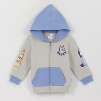 Polerón Con Cierre Niño Manga Print Beige Bingo & Bluey