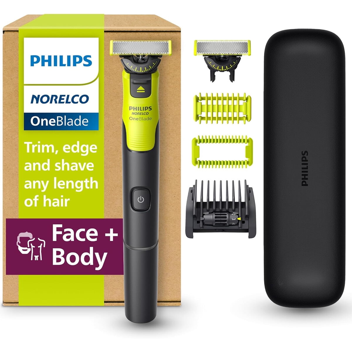Afeitadora Philips Norelco Oneblade 360 Face Body 5en1