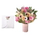 thumbnail image 3 of Tarjeta De Regalo Del Día De La Madre Tarjeta Emergente Con Ramo De Flores Para Celebraciones Mujer Esposa 228x210 Mm Rosa, 3 of 5