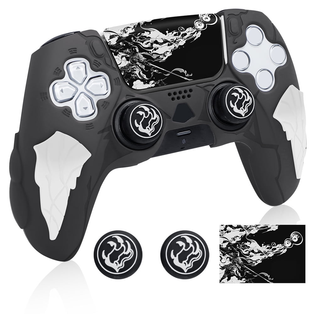 Genérico - Funda Para Controlador Compatible Con Playstation 5 – Funda De Silicona Antideslizante Con Joysticks Para Controlador Ps5
