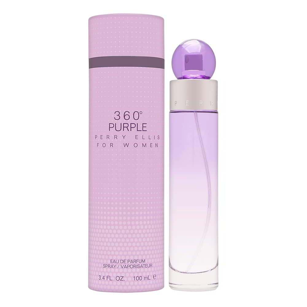 Perfume Perry Ellis 360 Purple Eau De Parfum Para Mujer, 100 Ml