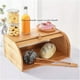 thumbnail image 3 of Caja De Pan Madera Bambu Con Tapa Enrollable Multiuso Grande, 3 of 3