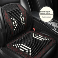 Genérico - Cubre Asiento Bolas Madera Bambú Esferas Verano Relajación