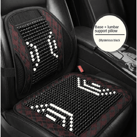 Genérico - Cubre Asiento Bolas Madera Bambú Esferas Verano Relajación