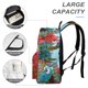 thumbnail image 4 of Lil Stompers-theme Backpack, Campus style schoolbag Bookbag with Adjustable Shoulder Straps And Large Zip Compartment, Unisex Travel Bags.42x30x15cm, 4 of 6
