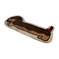 Magideal - Alfombra De Cachorro De Perro Salchicha, Alfombra Flocada, Lavable, Decoración Del Hogar, Alfombra De Piso De Animales, Decoración Del Dormitorio Para