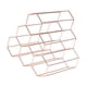 thumbnail image 4 of Triángulo Creativo 6 Botellas Estante De Vino Soporte De Almacenamiento Barra De Cocina Oro Rosa, 4 of 5